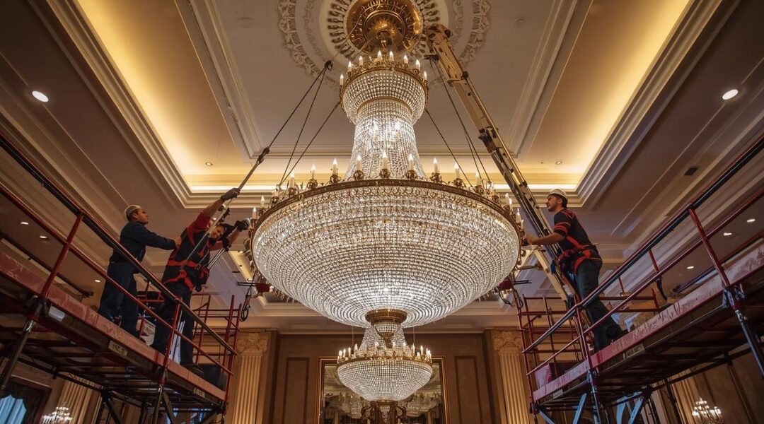 Why Professional Chandelier Removal is Essential When Moving?